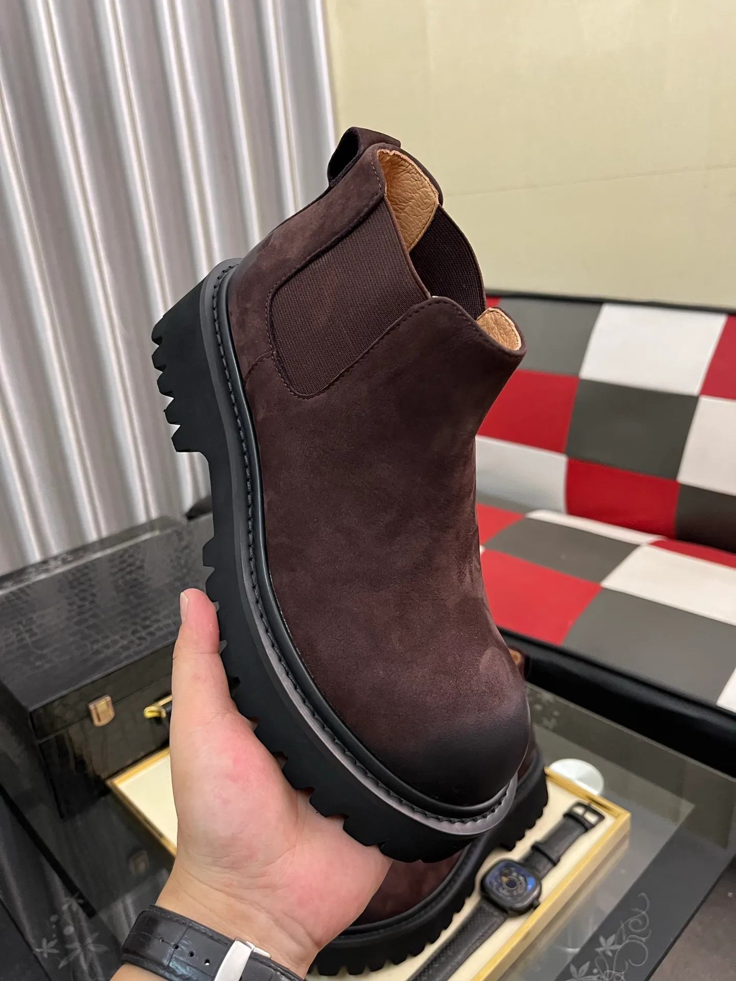 Men's shoes 💰560⌚️⌚️【PRADA】Prada - High-end quality original order·Formal leather shoes - Upper: imported 🔝 tumbled calf leather, hand-stitched mark thread, brand metal fastener cross-arm decoration - Lining: water-dyed cowhide - Outsole: ultra-light TR·rubber; molded outsole -Super high quality control·Fine workmanship: highlighted (high-end·luxury·grade) -Size :38-44